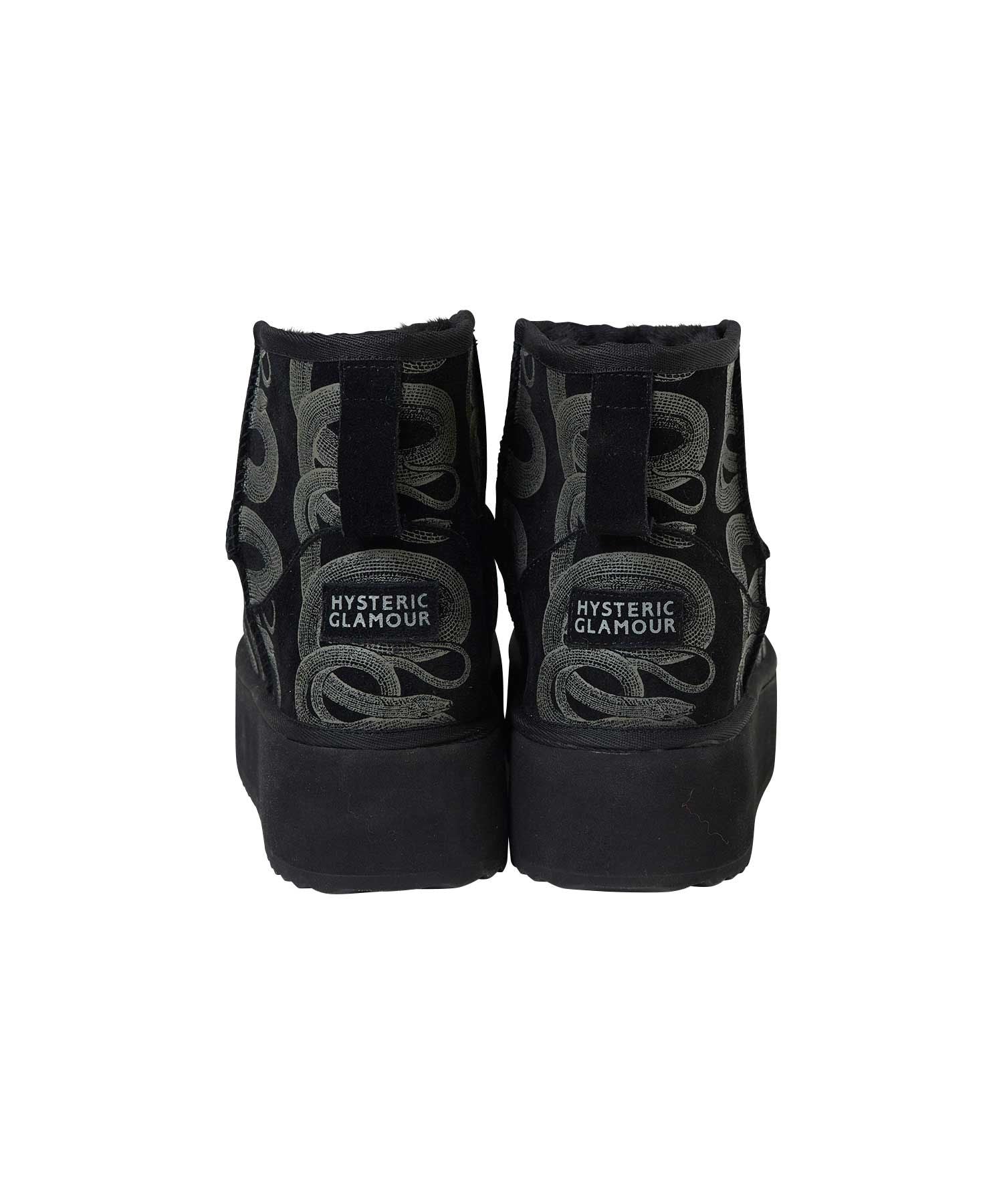 SNAKE LOOP Platform Boots