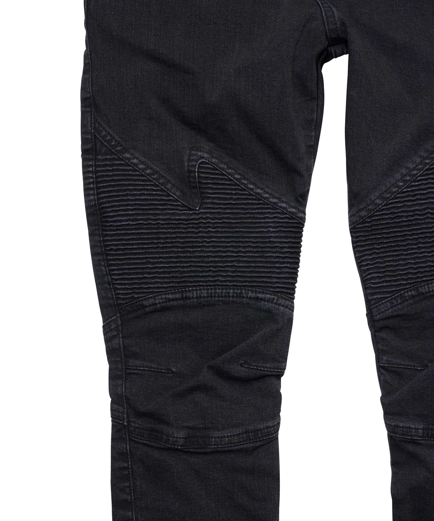 Box Logo Shirring Denim Pants