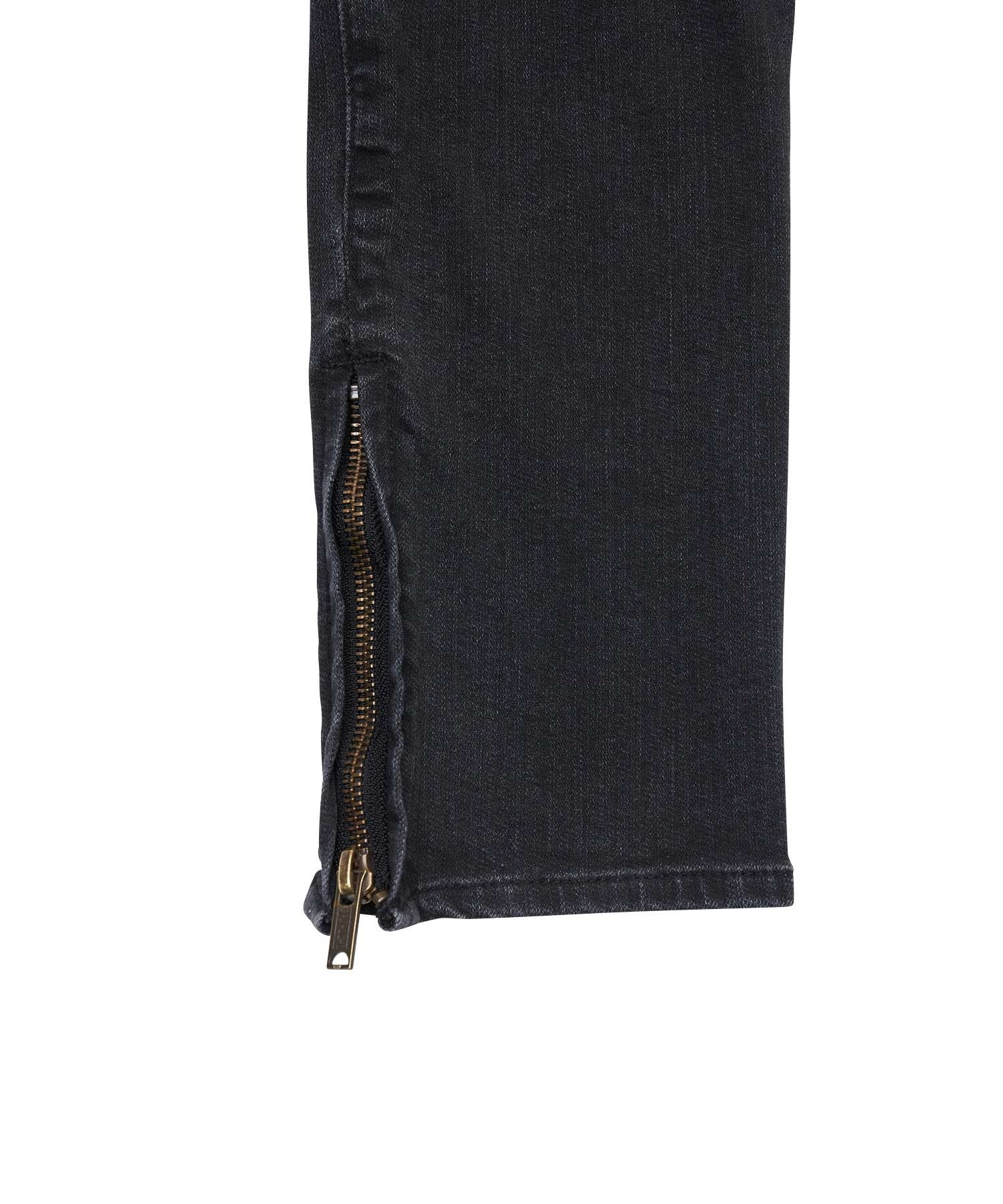 Box Logo Shirring Denim Pants