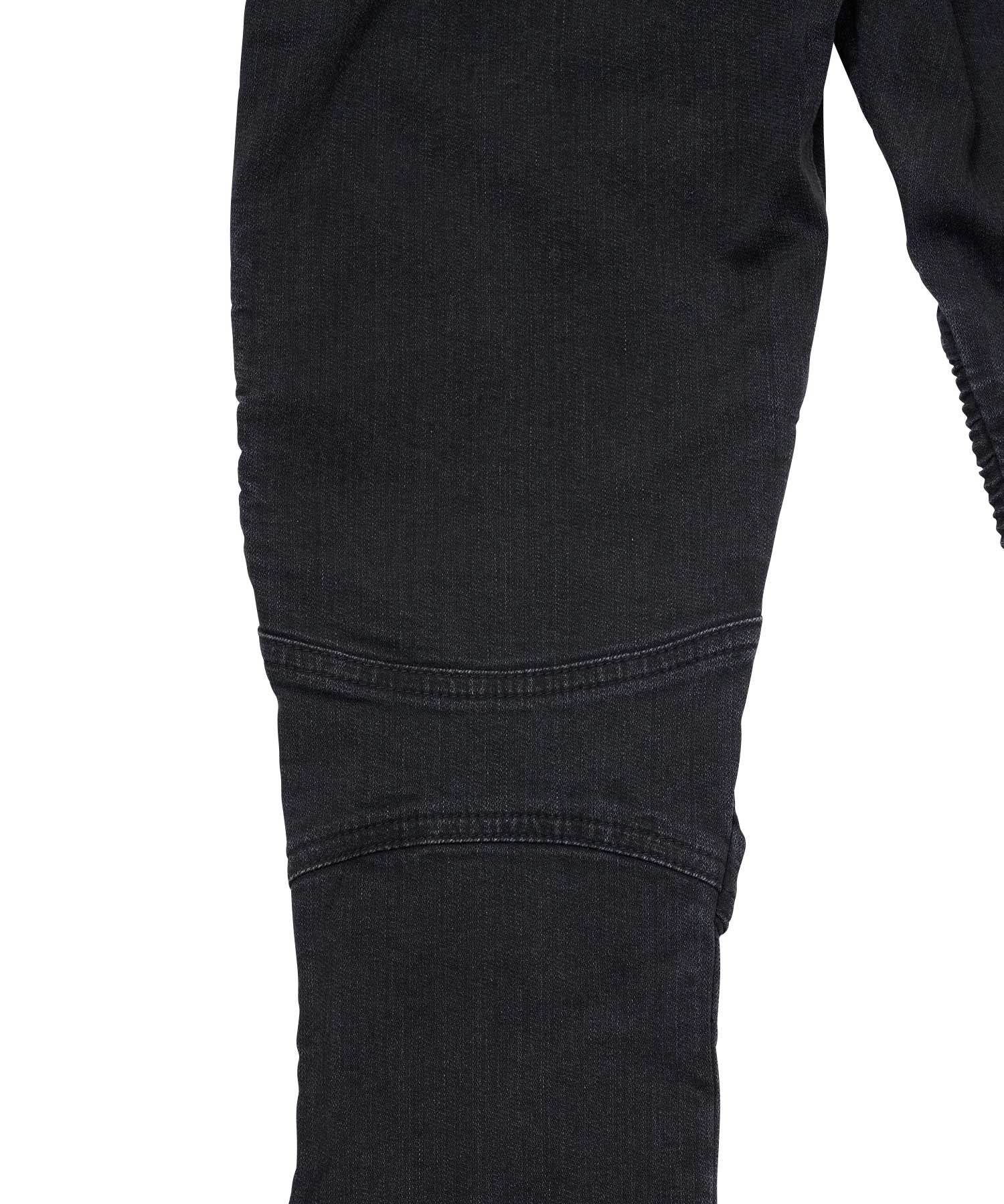 Box Logo Shirring Denim Pants