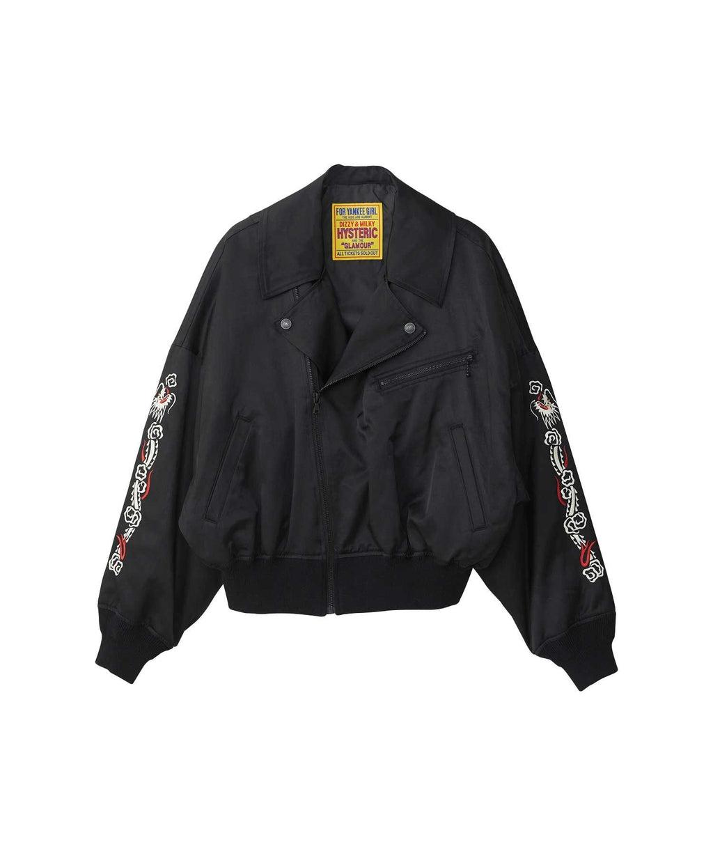 DRAGON Embroidered Rider's Sukajan - Black