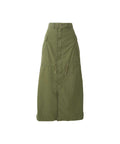 Military Long Skirt - Khaki