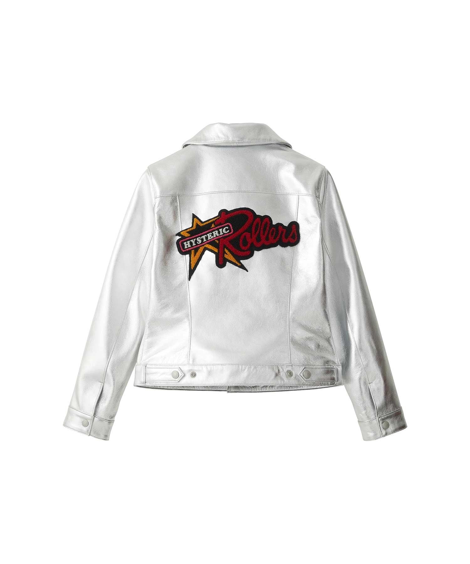 HYSTERIC ROLLERS Patch Short Leather Blouson