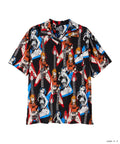 ONE PIECE × HYSTERIC GLAMOUR/NAMI & BOA.HANCOCK TWIN GUITAR Open Collar Shirt - Others 2