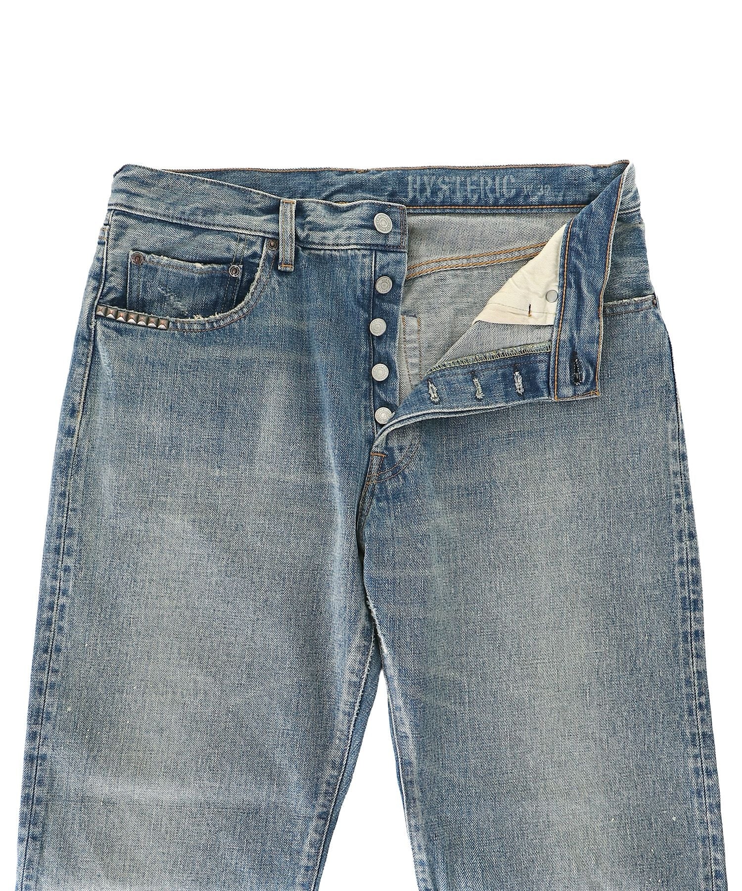 Straight Denim Pants