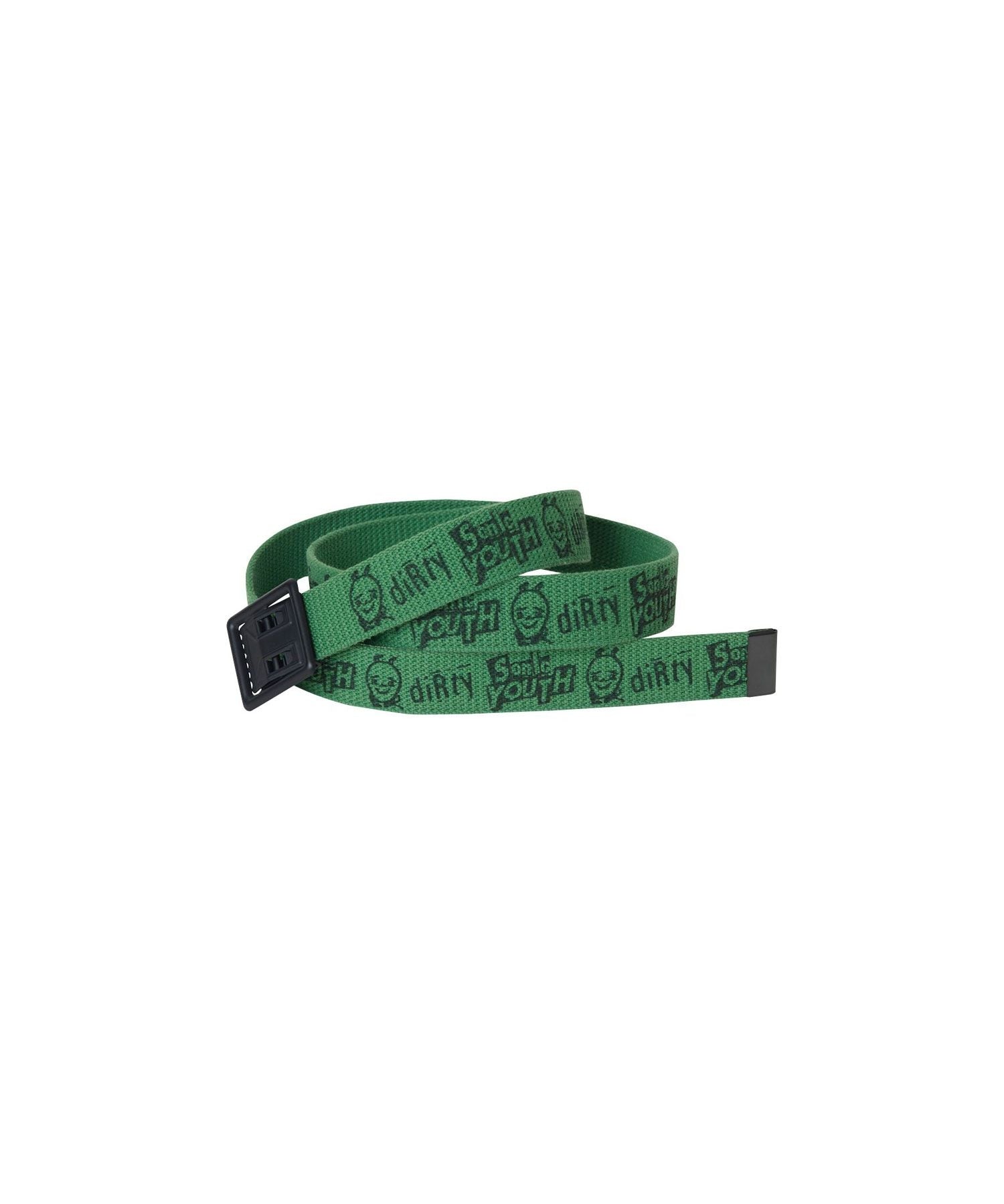 SONIC YOUTH/DIRTY PRINT Tape Belt - Green