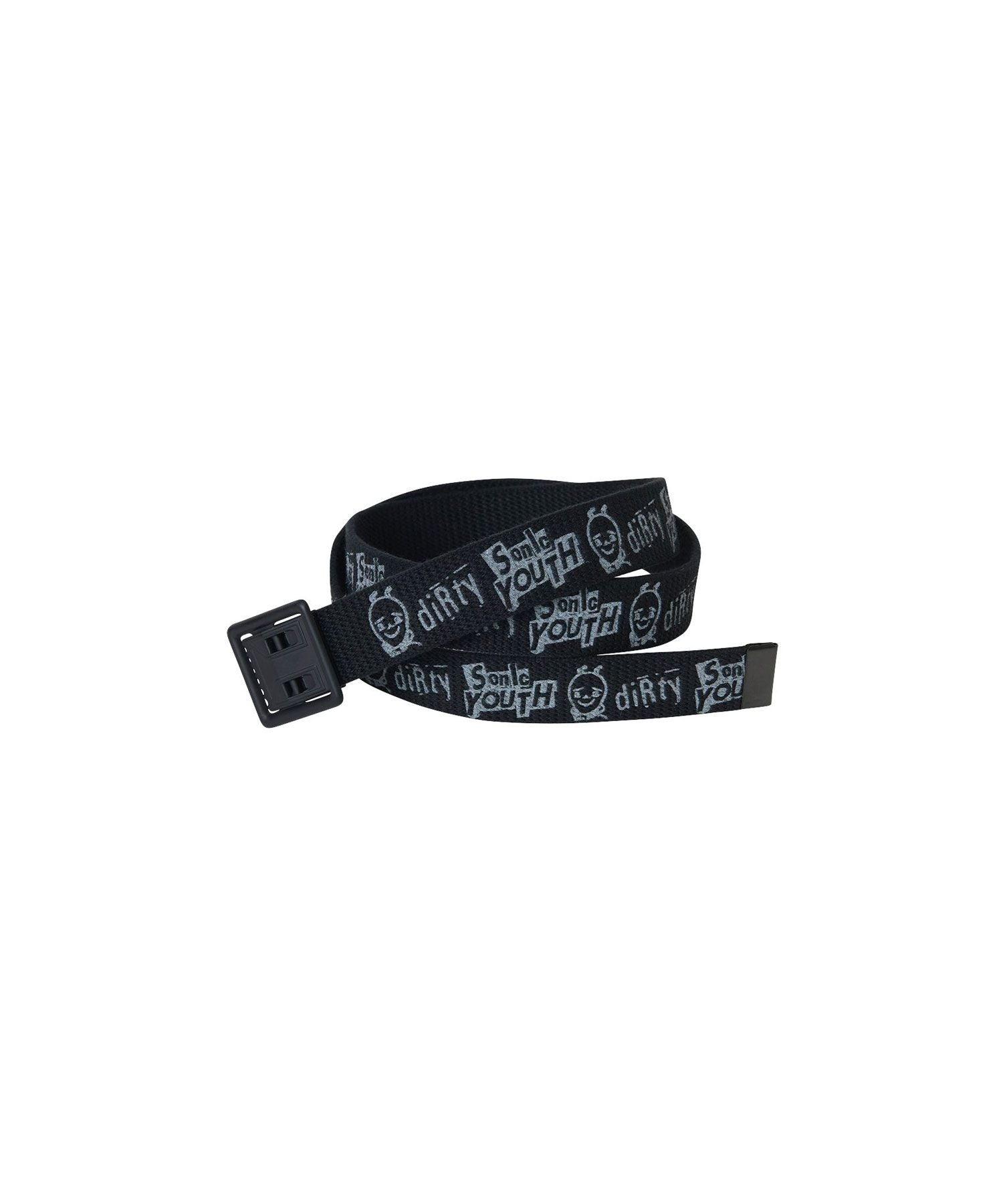 SONIC YOUTH/DIRTY PRINT Tape Belt - Black