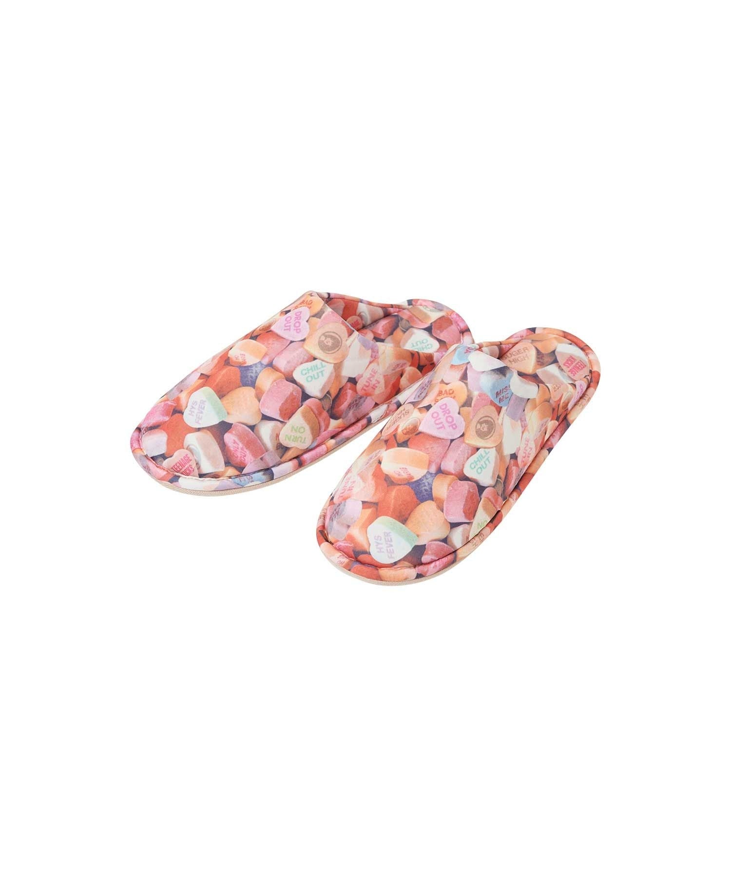 HYS Heart Ramune Slippers - Multi
