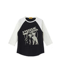 Hysteric Woman Cat Three-Quarter Sleeve T-Shirt - Black