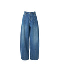 Curve Denim Pants - Light Indigo Blue
