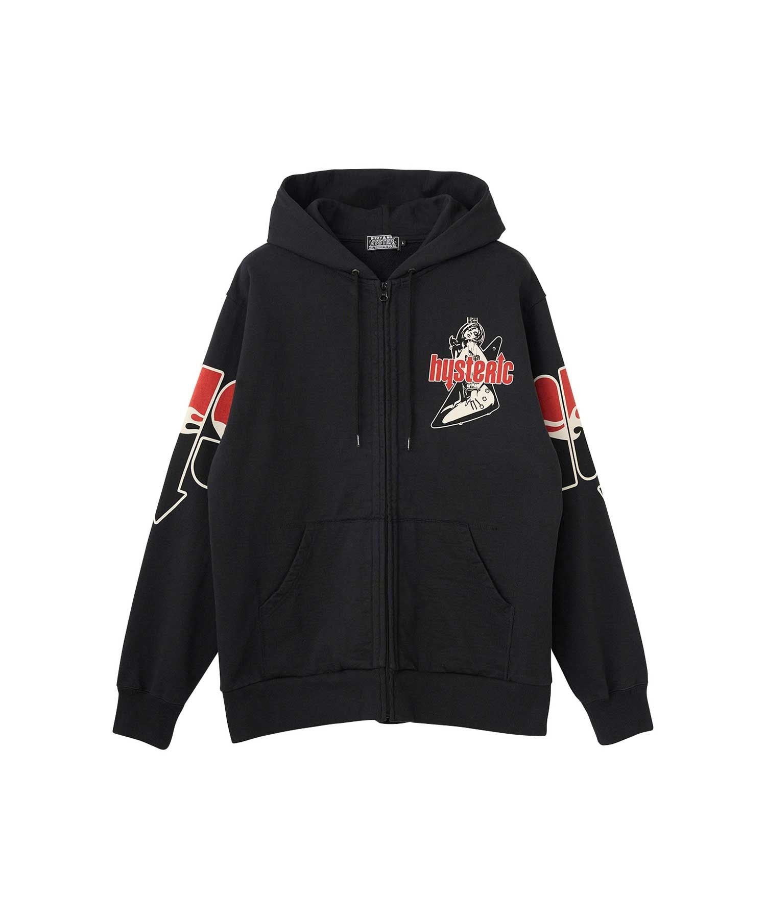 HYS Flare Logo Hoodie - Black