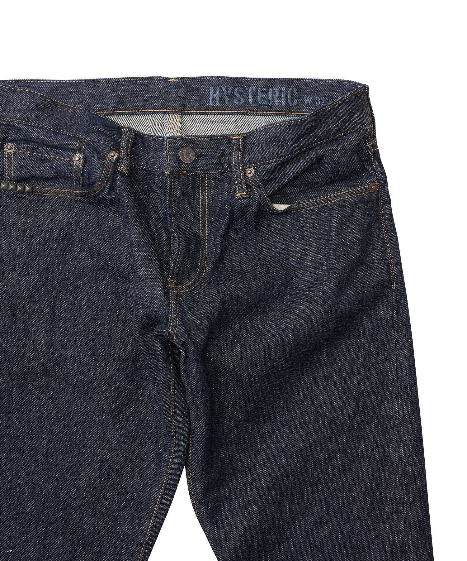 Slim Straight Denim Pants