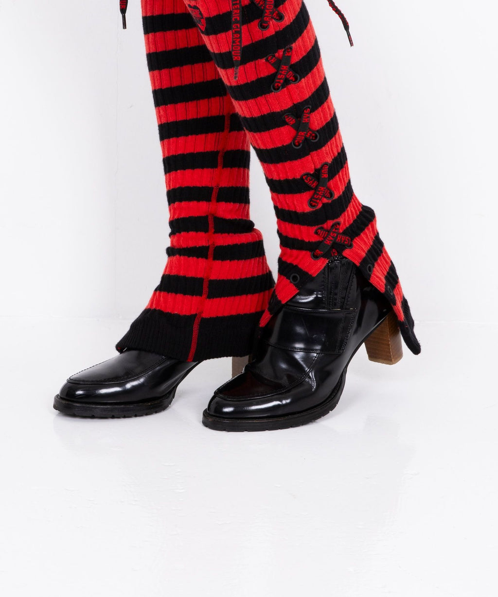 Voted/Hysteric Love Embroidered Leg Warmers