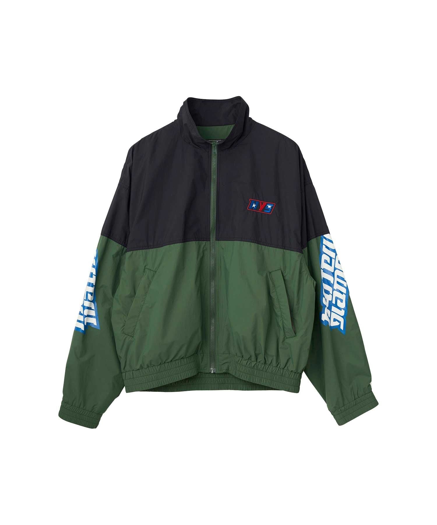 Fast Star Stand Collar Blouson - Green