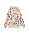 HYSTERIC RECORDS Pattern Hoodie - Other Gray