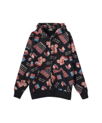 HYSTERIC RECORDS Pattern Hoodie