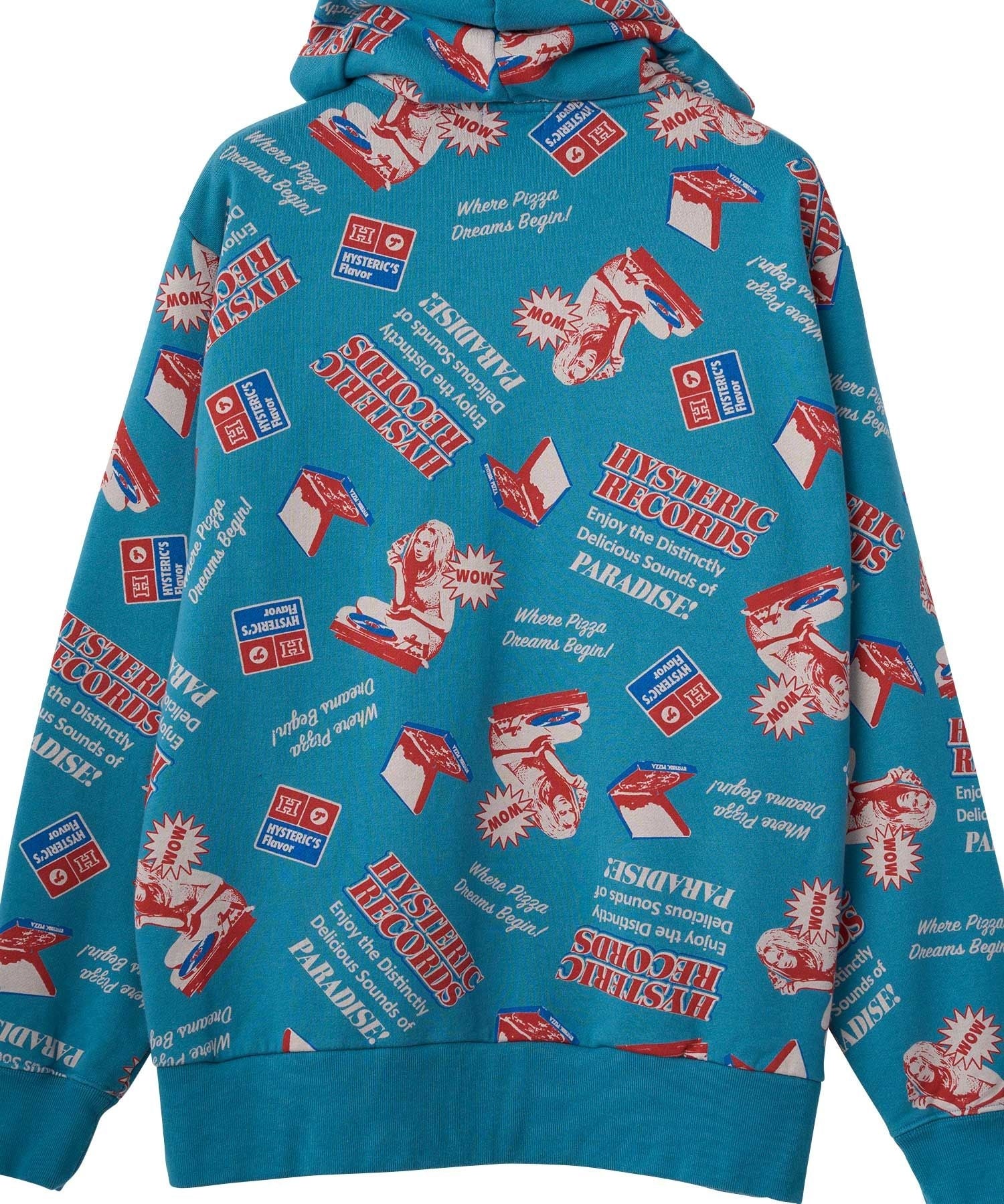 HYSTERIC RECORDS Pattern Hoodie