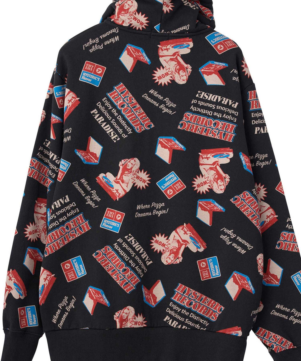 HYSTERIC RECORDS Pattern Hoodie