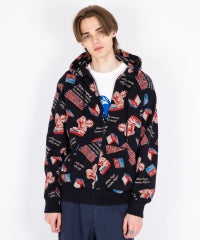 HYSTERIC RECORDS Pattern Hoodie