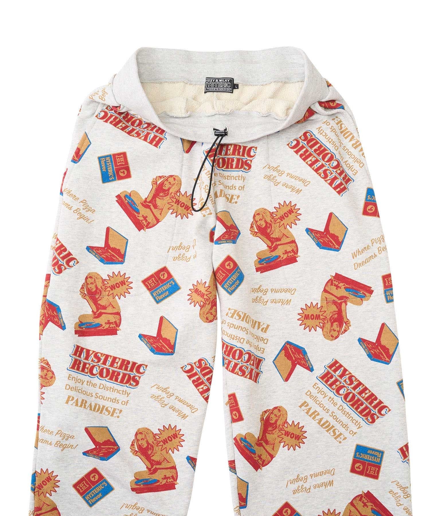 HYSTERIC RECORDS Pattern Sweatpants