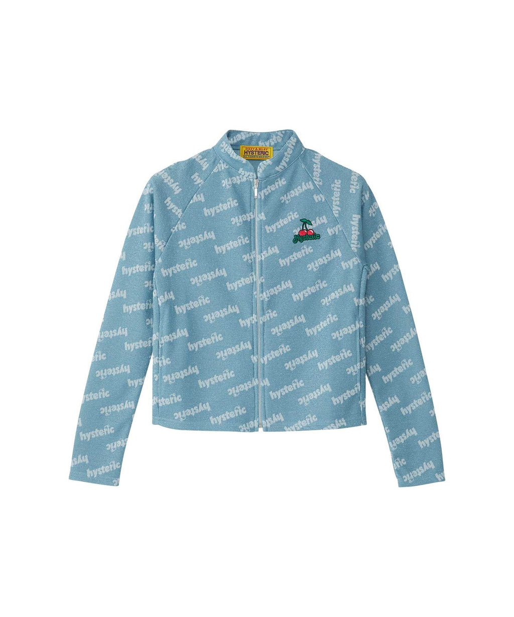CHEERY Embroidery Jacket - Other Blue