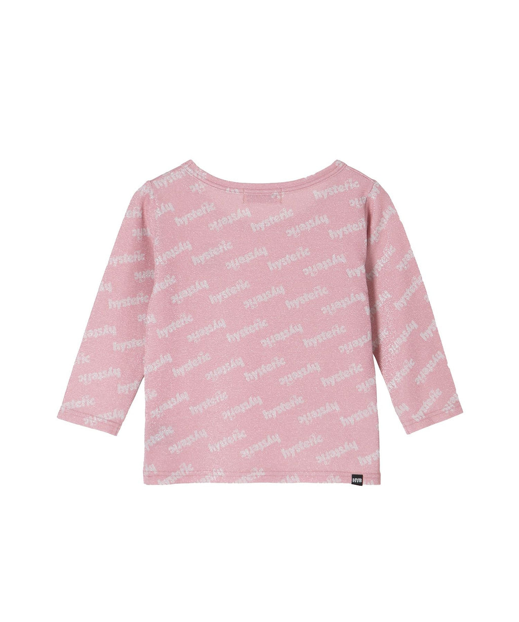 CHEERY Embroidered Three-Quarter Sleeve T-Shirt