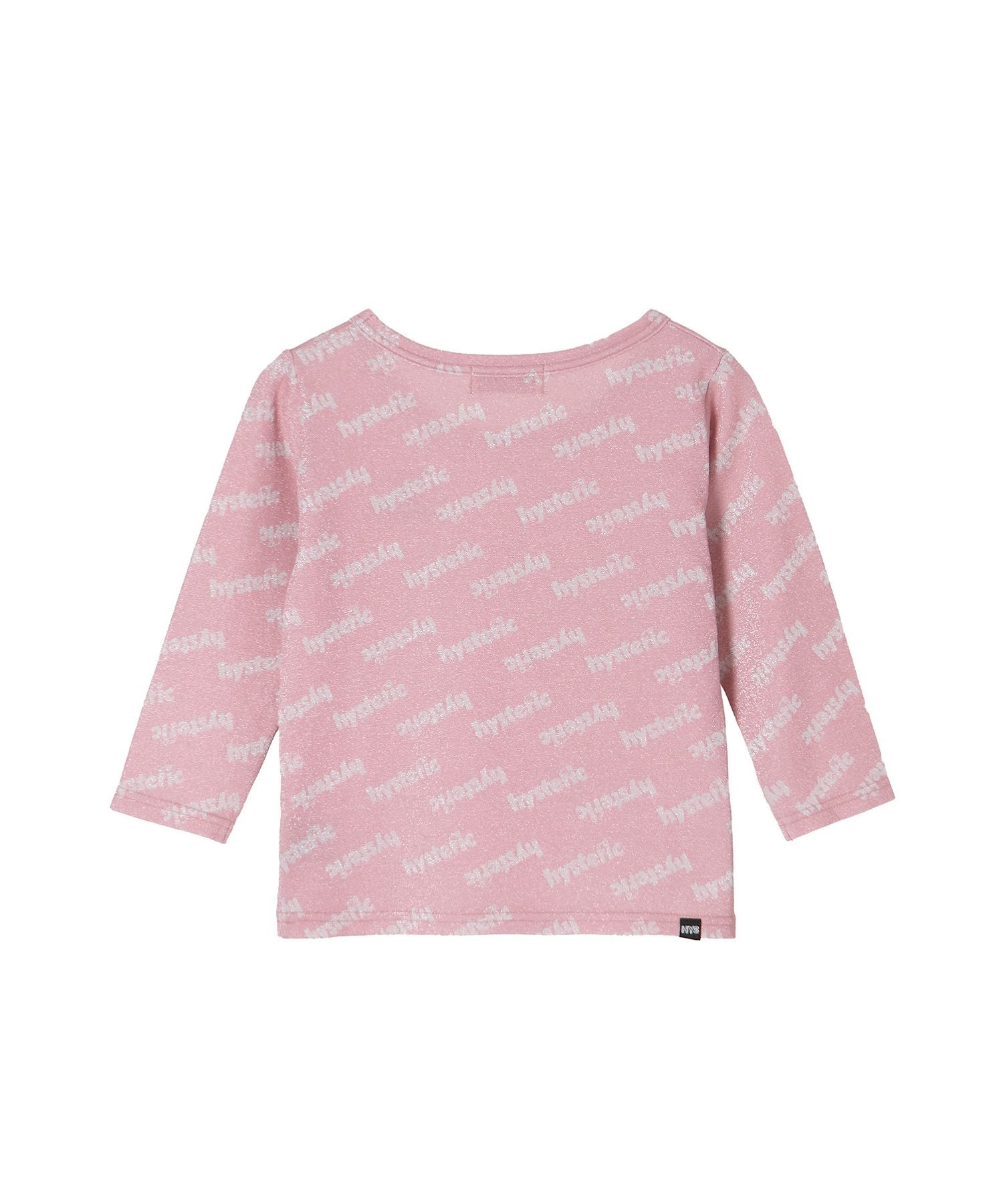 CHEERY Embroidered Three-Quarter Sleeve T-Shirt