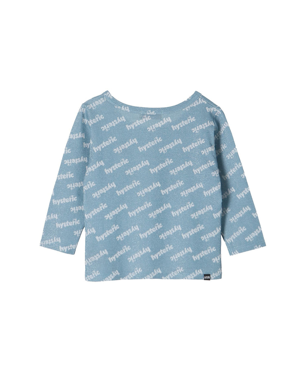 CHEERY Embroidered Three-Quarter Sleeve T-Shirt