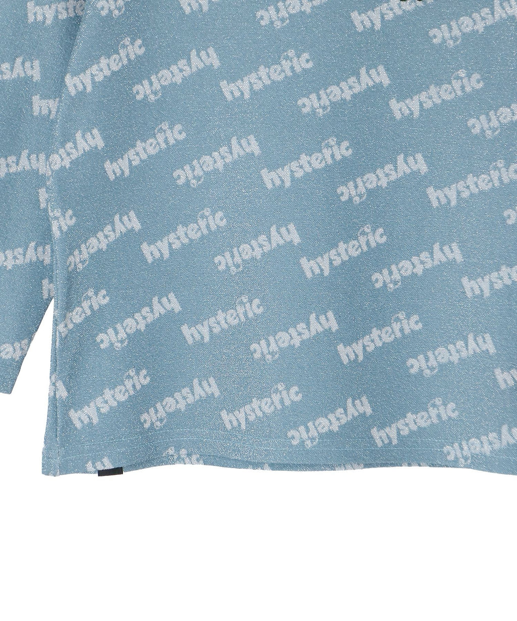 CHEERY Embroidered Three-Quarter Sleeve T-Shirt