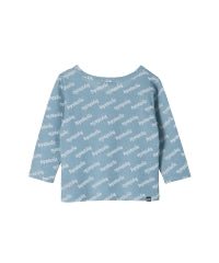 CHEERY Embroidered Three-Quarter Sleeve T-Shirt