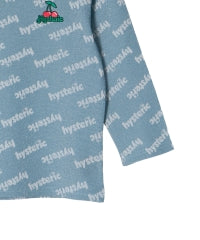 CHEERY Embroidered Three-Quarter Sleeve T-Shirt