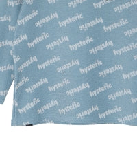 CHEERY Embroidered Three-Quarter Sleeve T-Shirt