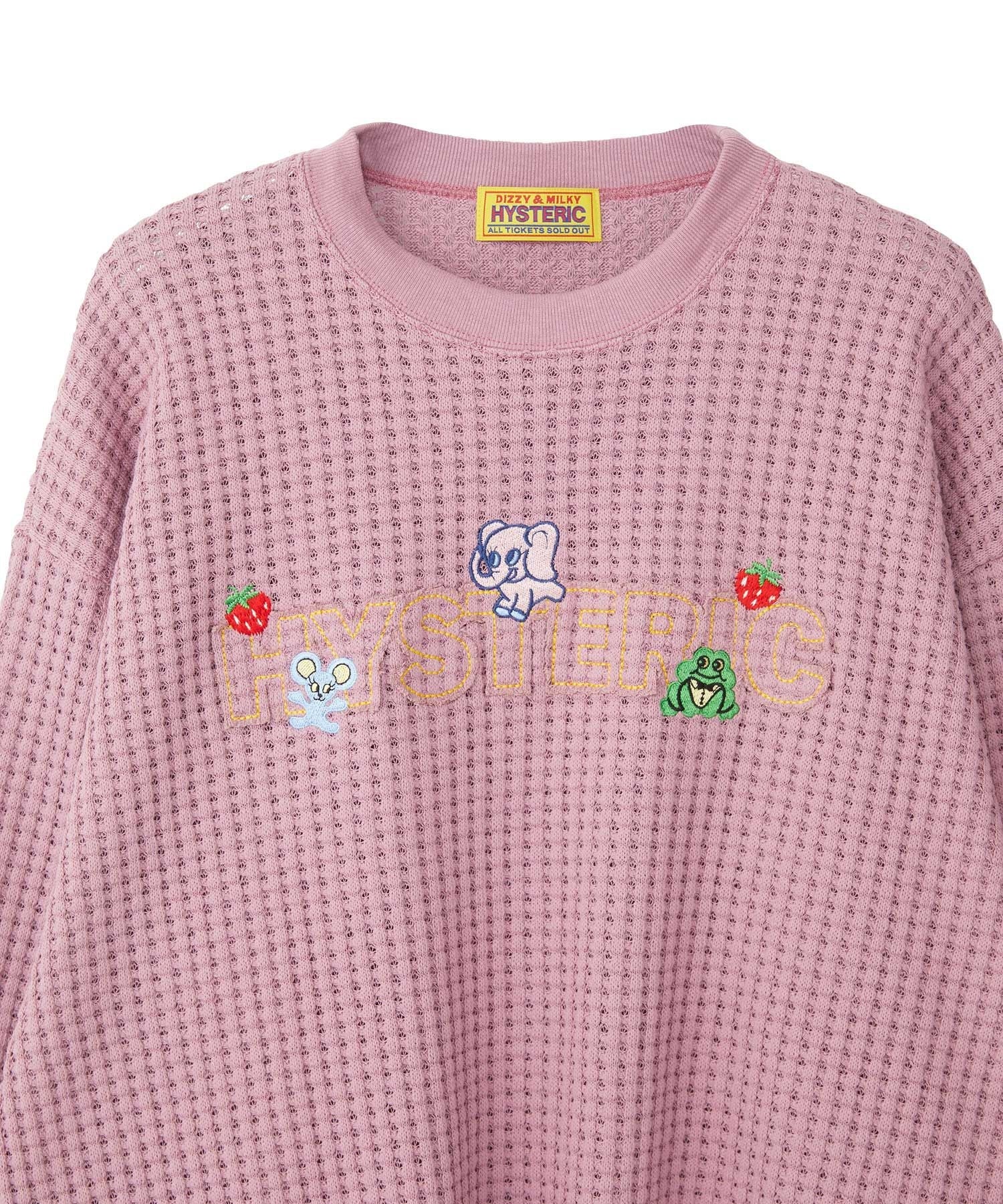 HYSTERIC HOMIES Embroidered Oversized Sweat