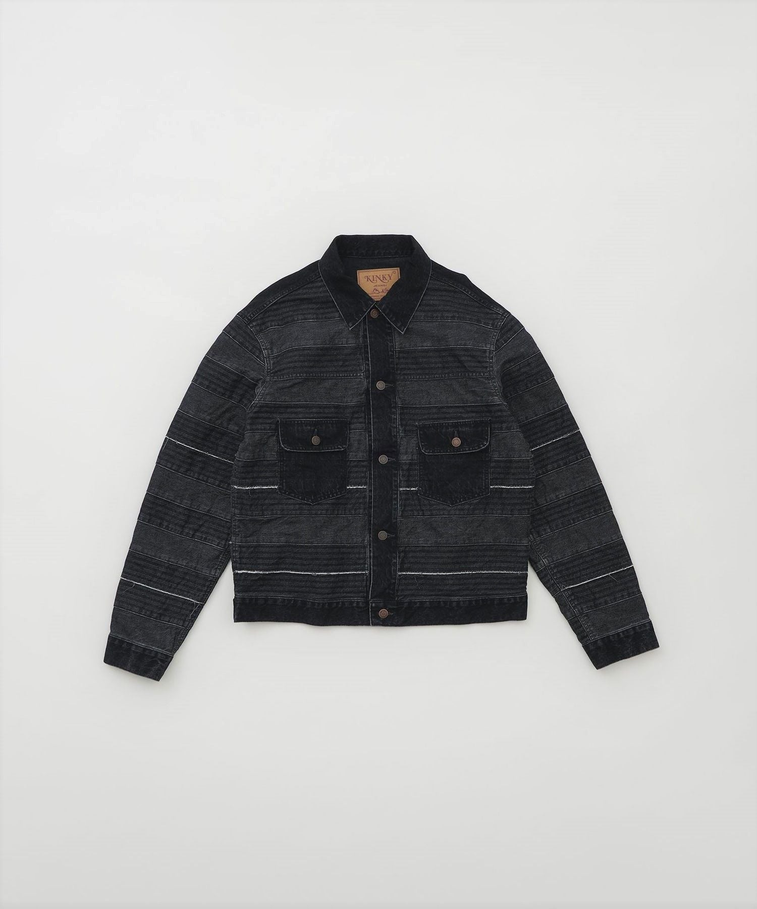 HYSTERIC BOOTLEG/Scratch Denim Jacket - Black