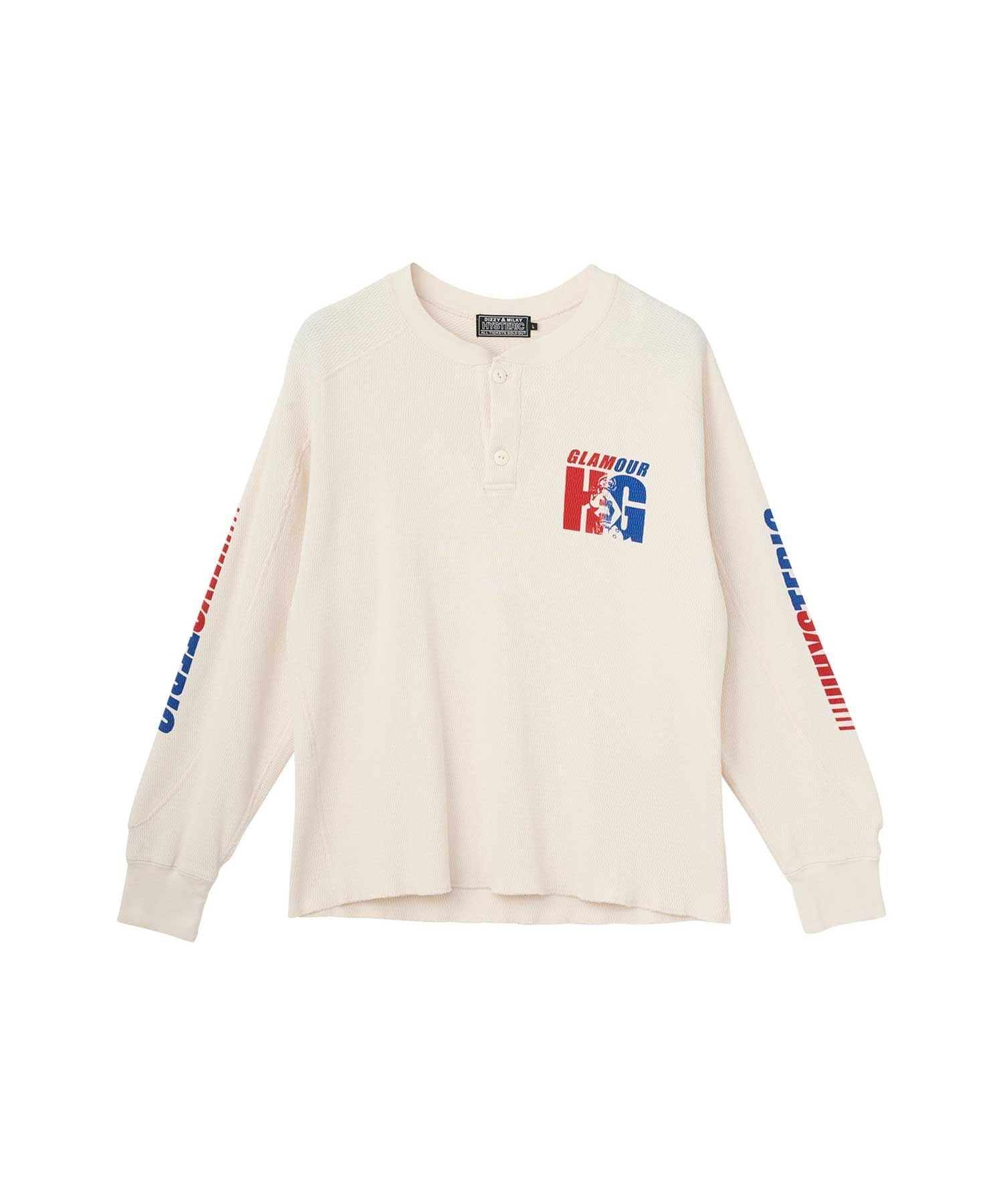 Guitar Girl HG Henry Neck Sweat - White
