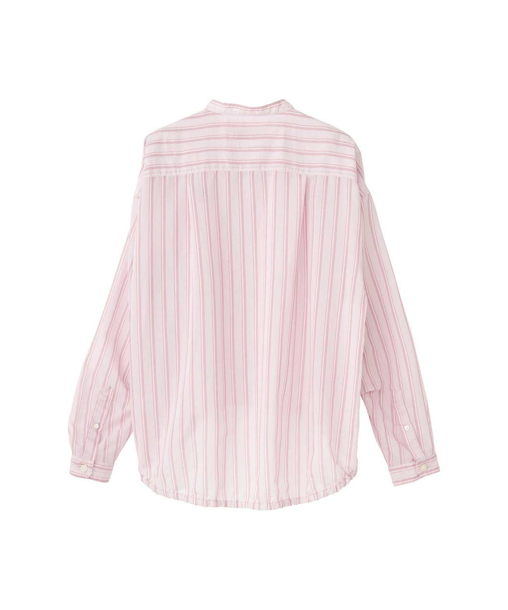 HYS Mouse Embroidered Stripe Shirt Jacket