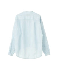 HYS Mouse Embroidered Stripe Shirt Jacket