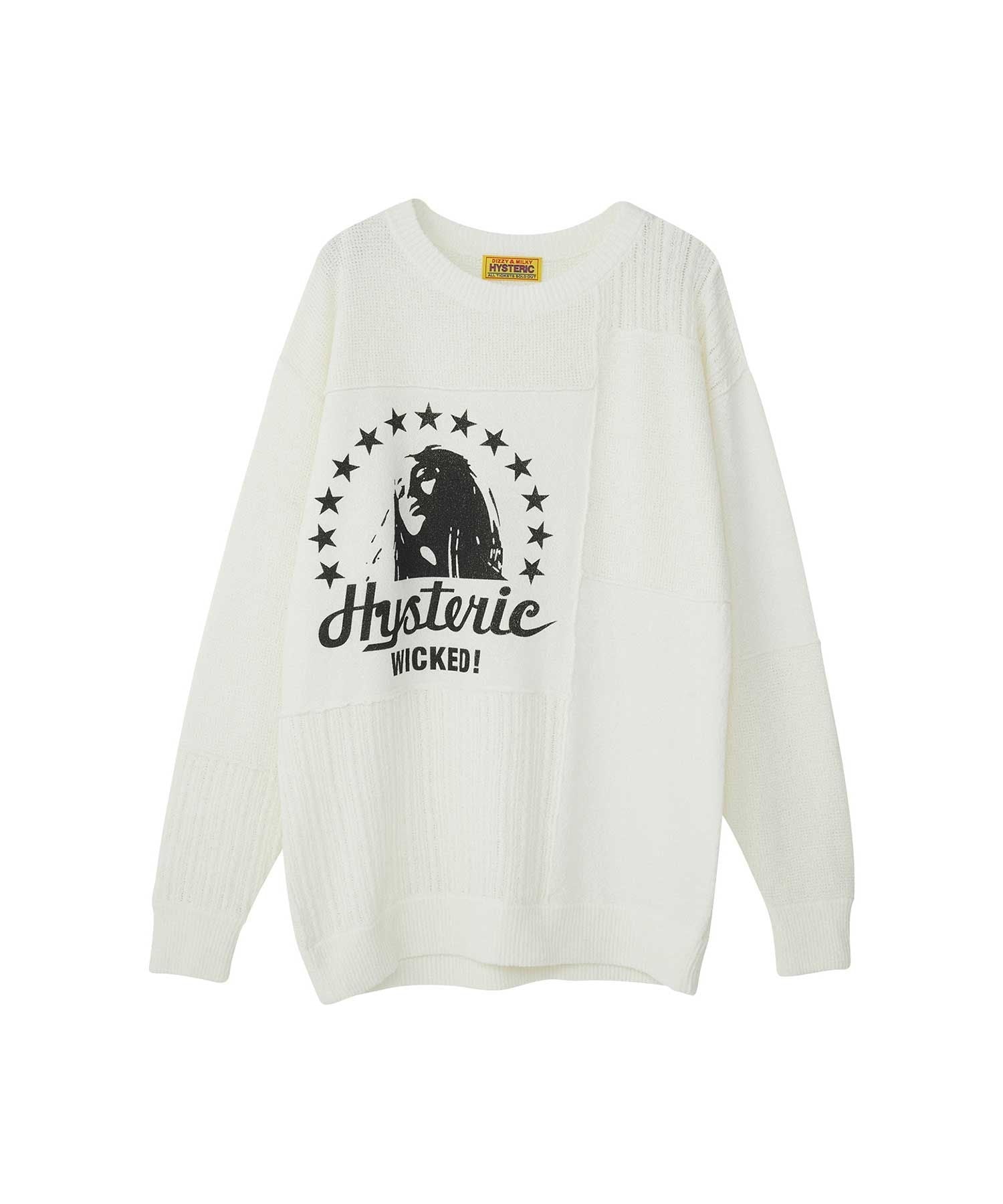 Woman Star Pullover - White