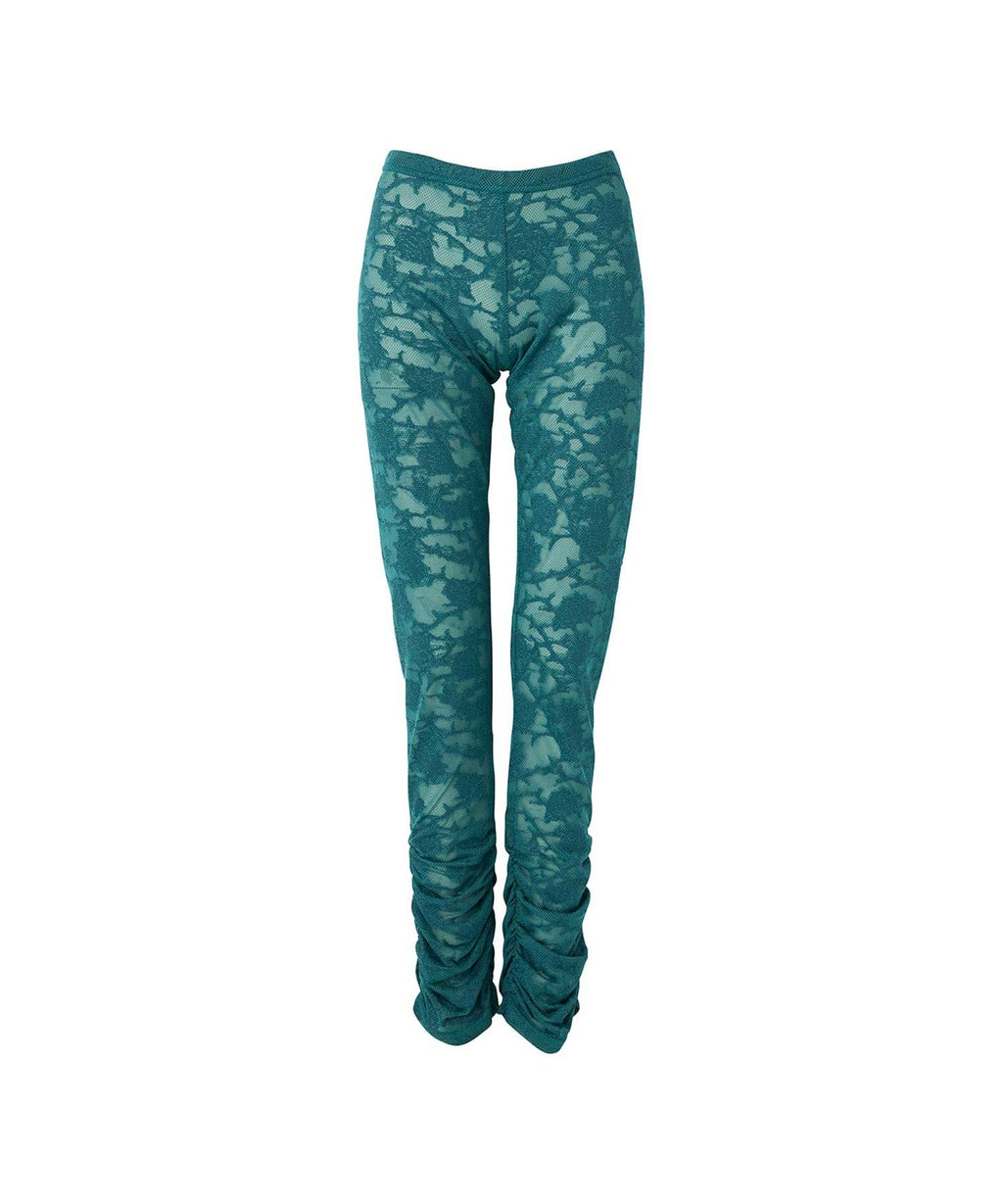 Hysteric Rose Jacquard Leggings - Other shades of blue