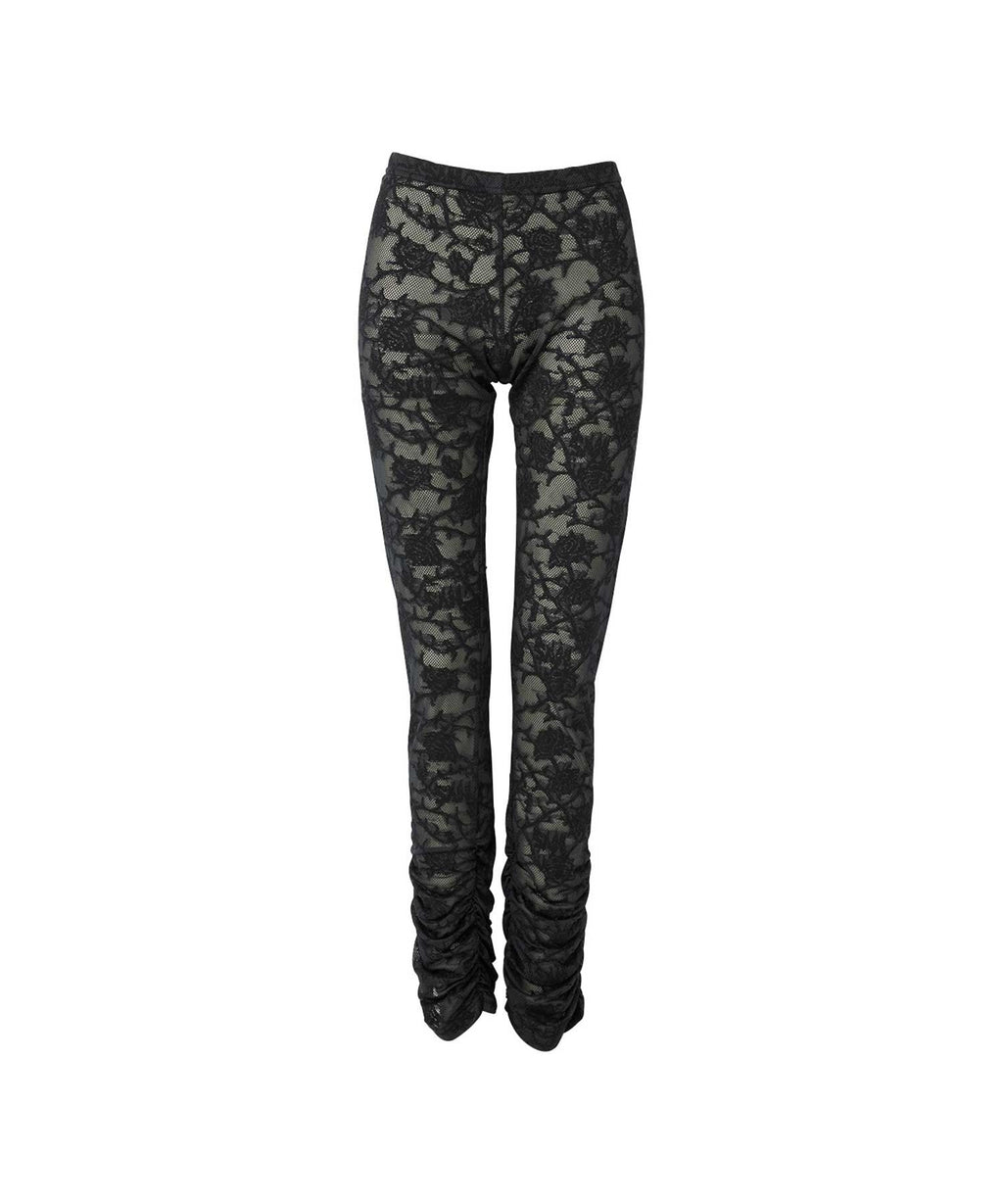 Hysteric Rose Jacquard Leggings - Other shades of black