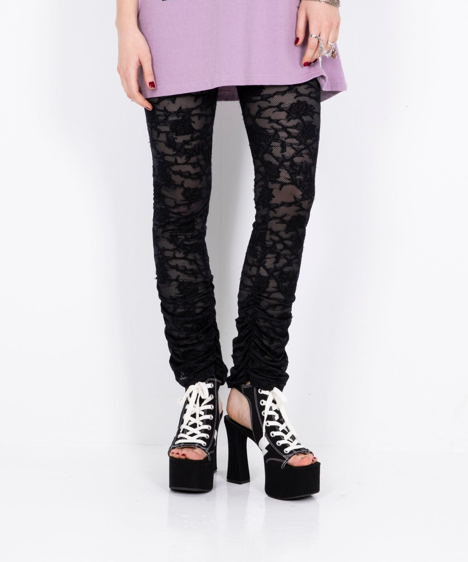 Hysteric Rose Jacquard Leggings