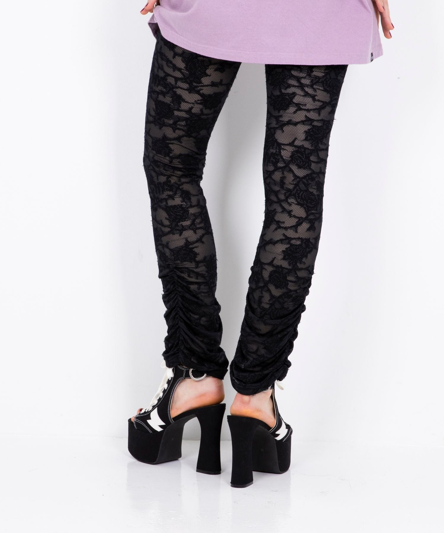 Hysteric Rose Jacquard Leggings