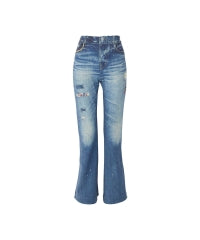 Reversible Sweatpants with Leopard Pattern