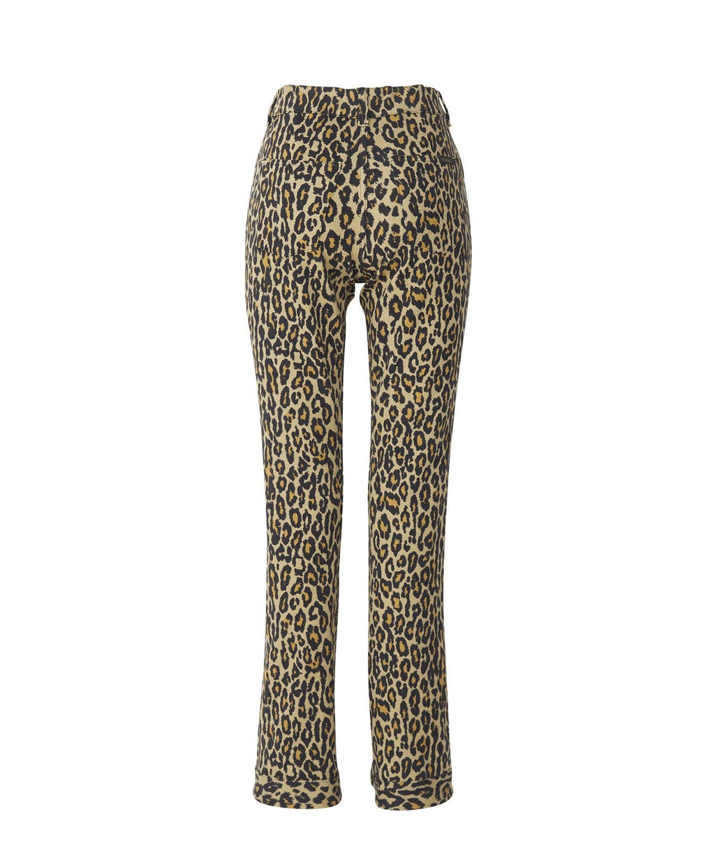 Reversible Sweatpants with Leopard Pattern