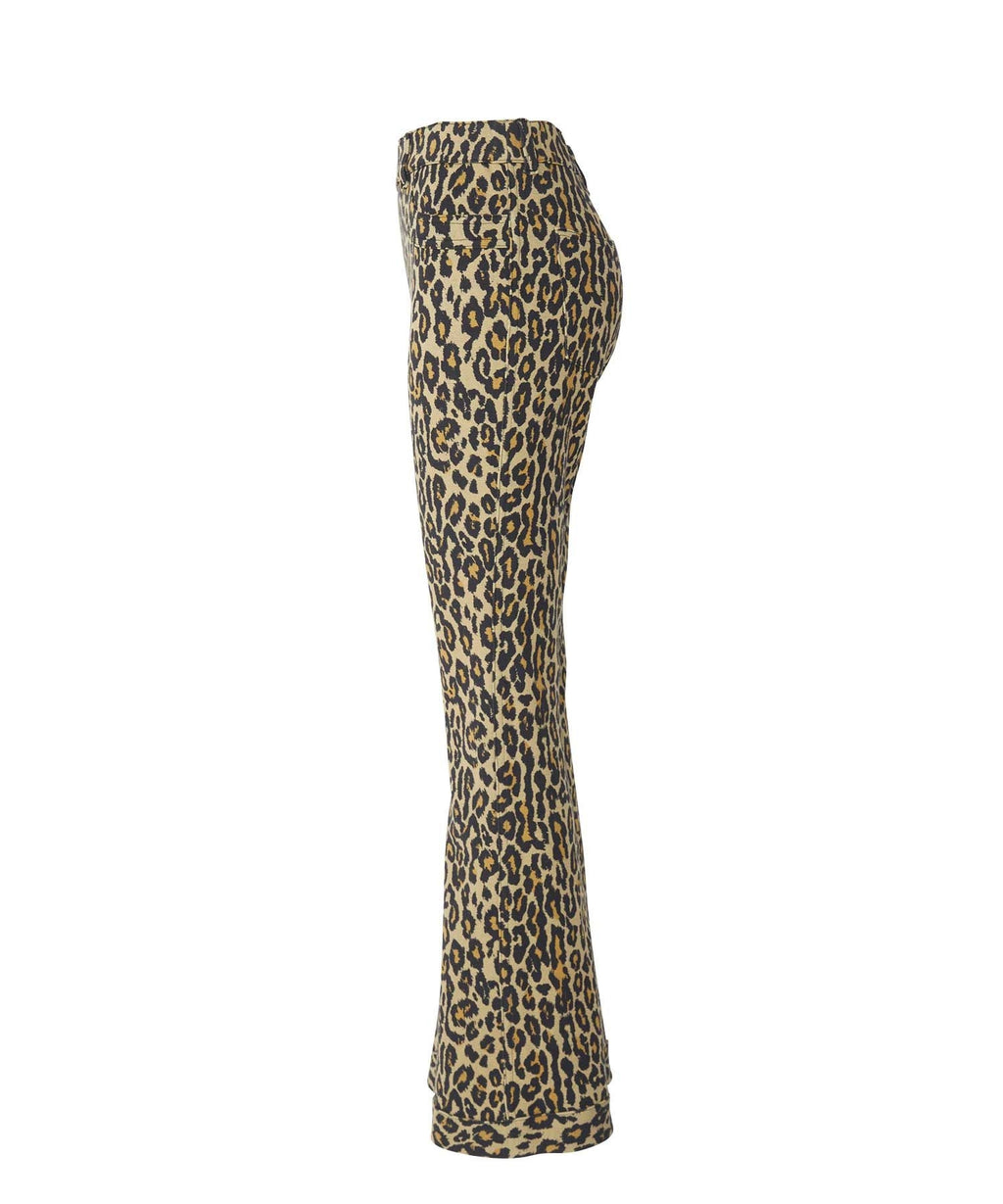 Reversible Sweatpants with Leopard Pattern