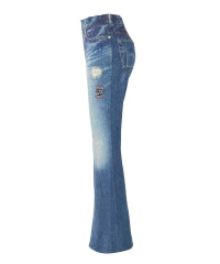 Reversible Sweatpants with Leopard Pattern