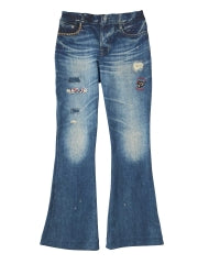 Reversible Sweatpants with Leopard Pattern