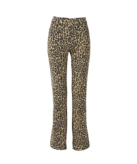Reversible Sweatpants with Leopard Pattern