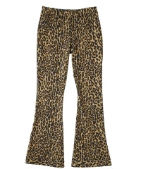 Reversible Sweatpants with Leopard Pattern