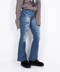 Reversible Sweatpants with Leopard Pattern